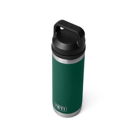 YETI Rambler 18 OZ (532ml) Bottle With Chug Cap - Black Forest Green
