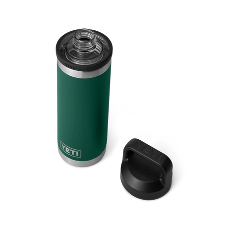 YETI Rambler 18 OZ (532ml) Bottle With Chug Cap - Black Forest Green