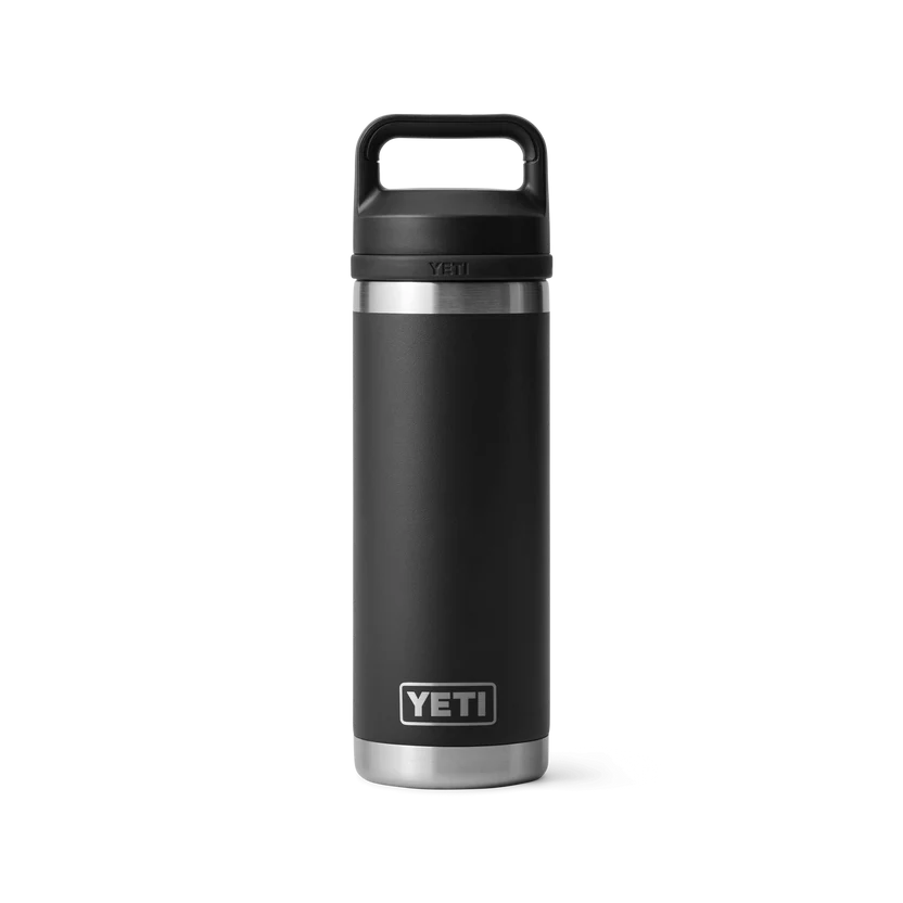 YETI Rambler 18 OZ (532ml) Bottle With Chug Cap - Black