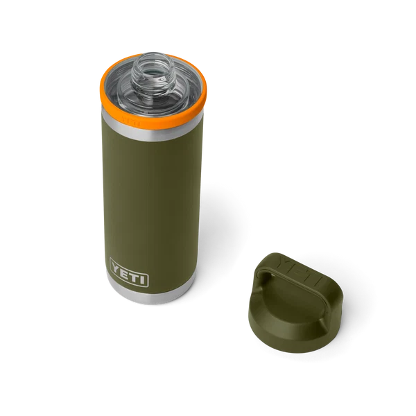 YETI Rambler 18 OZ (532ml) Bottle With Chug Cap - Olive / King Crab