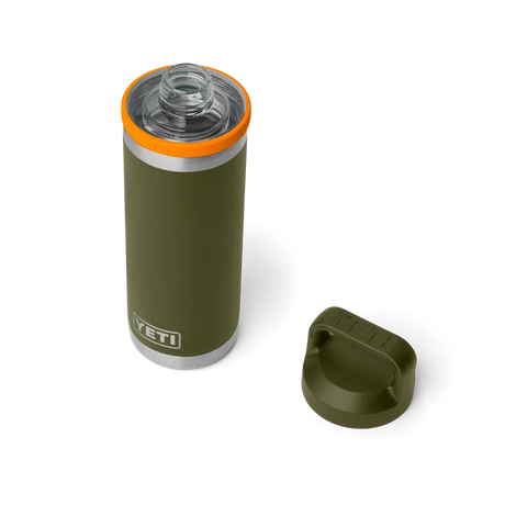 YETI Rambler 18 OZ (532ml) Bottle With Chug Cap - Olive / King Crab