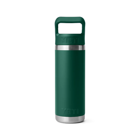 YETI Rambler 18 OZ (532ml) Bottle With Straw Cap - Black Forest Green