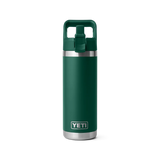 YETI Rambler 18 OZ (532ml) Bottle With Straw Cap - Black Forest Green