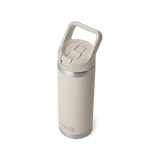 YETI Rambler 18 OZ (532ml) Bottle With Straw Cap - Cape Taupe
