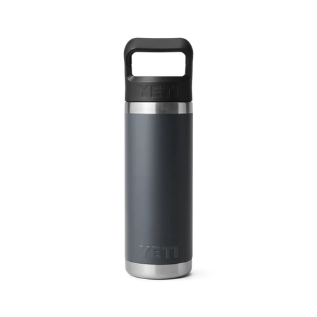 YETI Rambler 18 OZ (532ml) Bottle With Straw Cap - Charcoal