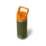 YETI Rambler 18 OZ (532ml) Bottle With Straw Cap - Olive / King Crab