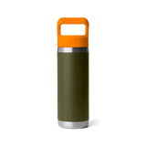 YETI Rambler 18 OZ (532ml) Bottle With Straw Cap - Olive / King Crab