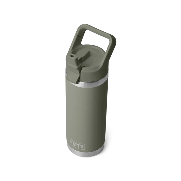 YETI Rambler 18 OZ (532ml) Bottle With Straw Cap - Pampa Green