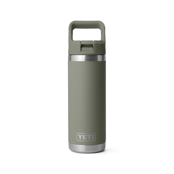 YETI Rambler 18 OZ (532ml) Bottle With Straw Cap - Pampa Green