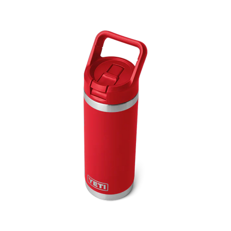 YETI Rambler 18 OZ (532ml) Bottle With Straw Cap - Rescue Red