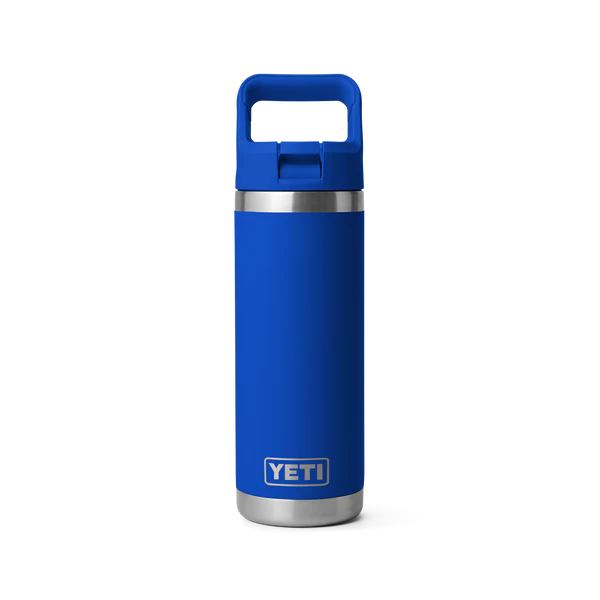 YETI Rambler 18 OZ (532ml) Bottle With Straw Cap - Royal Blue