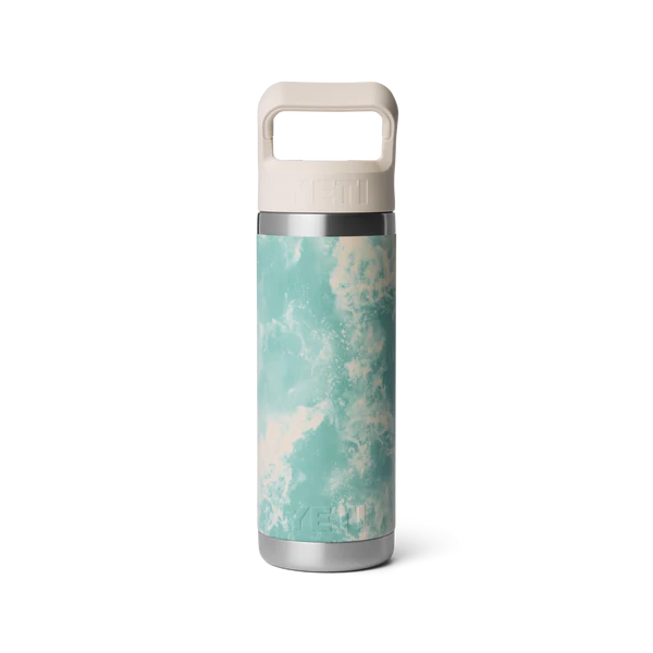 YETI Rambler 18 OZ (532ml) Bottle With Straw Cap - Sea View