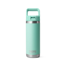 Load image into Gallery viewer, YETI Rambler 18 OZ (532ml) Bottle With Straw Cap - Seafoam
