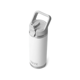 YETI Rambler 18 OZ (532ml) Bottle With Straw Cap - White