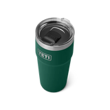YETI Rambler 20 OZ (591ml) Stackable Cup With Magslider Lid - Black Forest Green