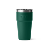 YETI Rambler 20 OZ (591ml) Stackable Cup With Magslider Lid - Black Forest Green