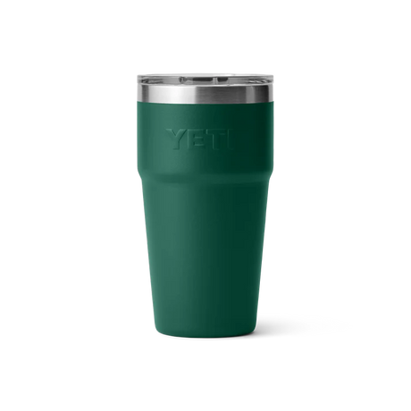 YETI Rambler 20 OZ (591ml) Stackable Cup With Magslider Lid - Black Forest Green