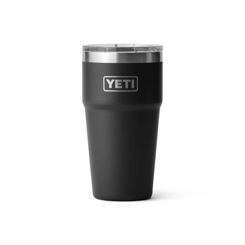 YETI Rambler 20 OZ (591ml) Stackable Cup With Magslider Lid - Black YETI