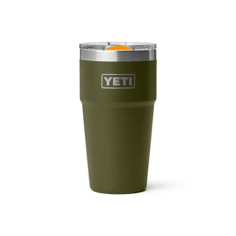 YETI Rambler 20 OZ (591ml) Stackable Cup With Magslider Lid - Olive / King Crab