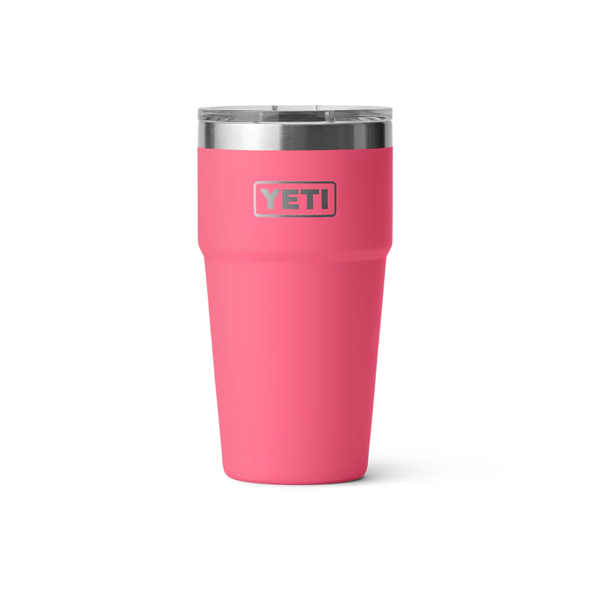 YETI Rambler 20 OZ (591ml) Stackable Cup With Magslider Lid - Tropical Pink YETI