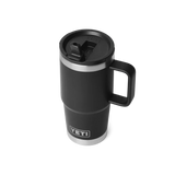 YETI Rambler 20 OZ (591ml) Travel Mug With Straw Lid - Black
