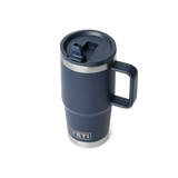 YETI Rambler 20 OZ (591ml) Travel Mug With Straw Lid - Navy