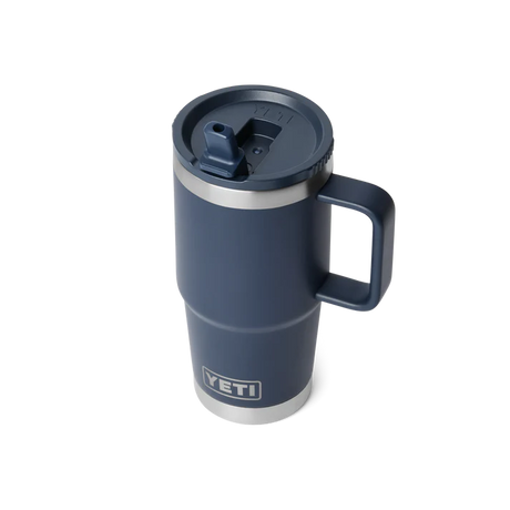 YETI Rambler 20 OZ (591ml) Travel Mug With Straw Lid - Navy