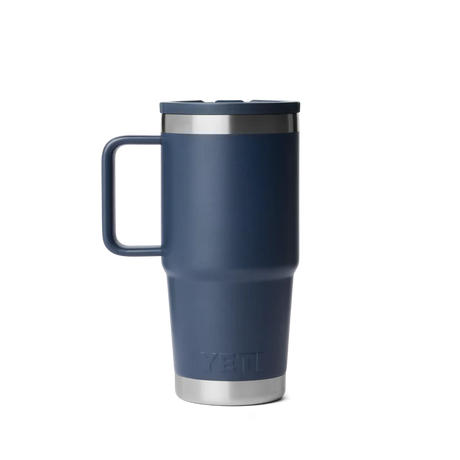 YETI Rambler 20 OZ (591ml) Travel Mug With Straw Lid - Navy