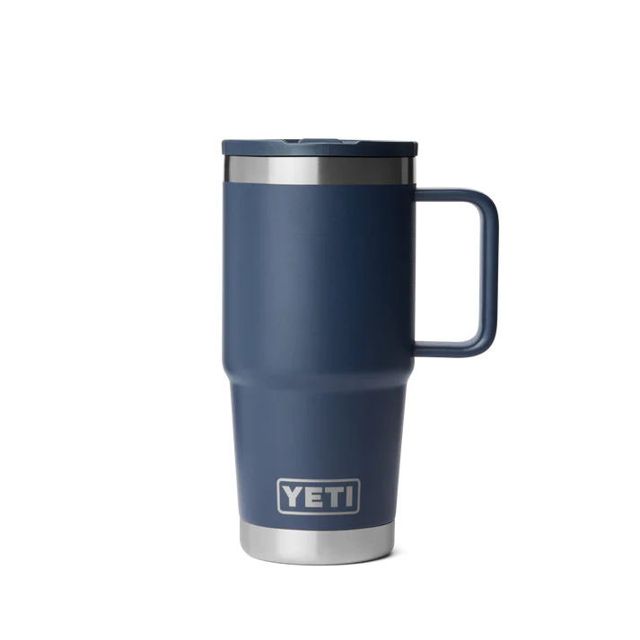 YETI Rambler 20 OZ (591ml) Travel Mug With Straw Lid - Navy