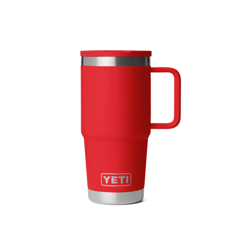 YETI Rambler 20 OZ (591ml) Travel Mug With Straw Lid - Rescue Red
