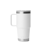 YETI Rambler 20 OZ (591ml) Travel Mug With Straw Lid - White