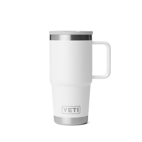 YETI Rambler 20 OZ (591ml) Travel Mug With Straw Lid - White
