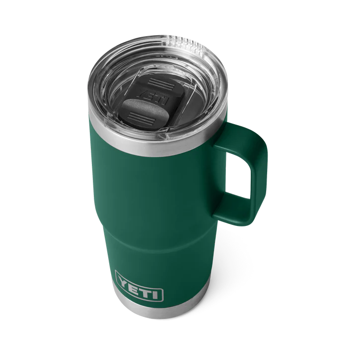 YETI Rambler 20 OZ (591ml) Travel Mug With Stronghold Lid - Black Forest Green