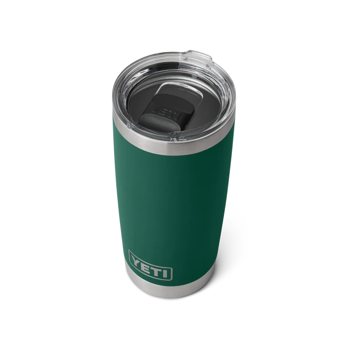 YETI Rambler 20 OZ (591ml) Tumbler With Magslider Lid - Black Forest Green