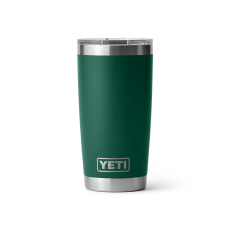 YETI Rambler 20 OZ (591ml) Tumbler With Magslider Lid - Black Forest Green