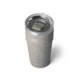 YETI Rambler 20 OZ Stackable Cup Riverhead Green three-quarter view