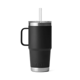 YETI Rambler 25 OZ (739ml) Straw Mug With Straw Lid - Black
