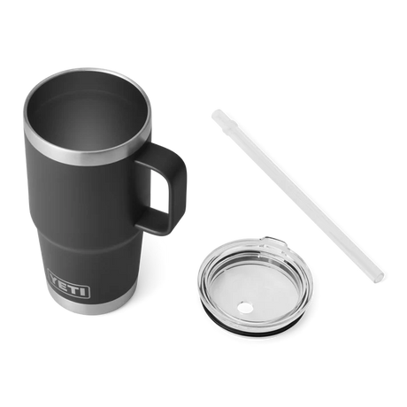 YETI Rambler 25 OZ (739ml) Straw Mug With Straw Lid - Black