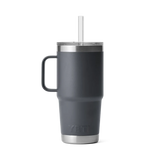 YETI Rambler 25 OZ (739ml) Straw Mug With Straw Lid - Charcoal