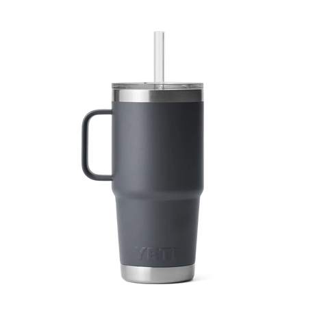 YETI Rambler 25 OZ (739ml) Straw Mug With Straw Lid - Charcoal