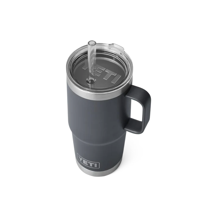 YETI Rambler 25 OZ (739ml) Straw Mug With Straw Lid - Charcoal