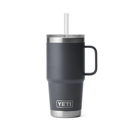 YETI Rambler 25 OZ (739ml) Straw Mug With Straw Lid - Charcoal