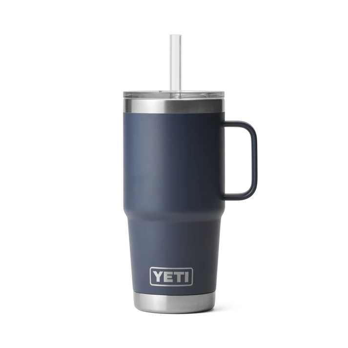 YETI Rambler 25 OZ (739ml) Straw Mug With Straw Lid - Navy