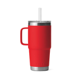 YETI Rambler 25 OZ (739ml) Straw Mug With Straw Lid - Rescue Red