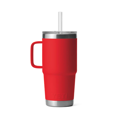 YETI Rambler 25 OZ (739ml) Straw Mug With Straw Lid - Rescue Red