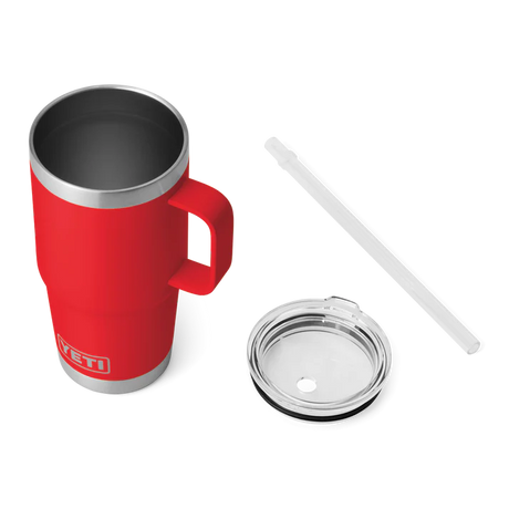 YETI Rambler 25 OZ (739ml) Straw Mug With Straw Lid - Rescue Red