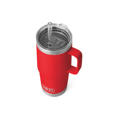 YETI Rambler 25 OZ (739ml) Straw Mug With Straw Lid - Rescue Red