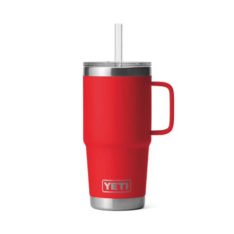 YETI Rambler 25 OZ (739ml) Straw Mug With Straw Lid - Rescue Red