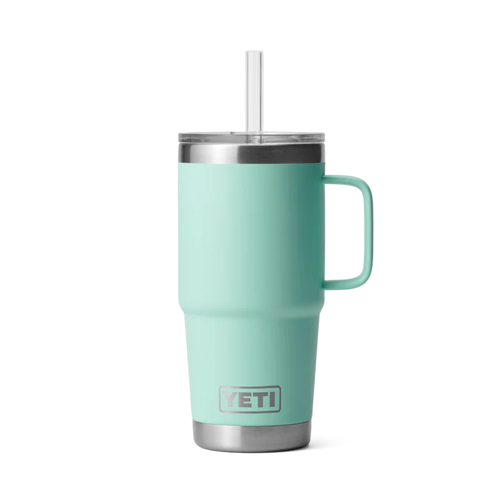 YETI Rambler 25 OZ (739ml) Straw Mug With Straw Lid - Seafoam