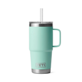 YETI Rambler 25 OZ (739ml) Straw Mug With Straw Lid - Seafoam